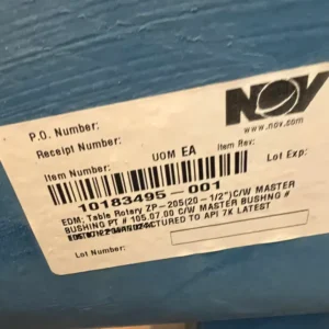 RT205 Master Bushing